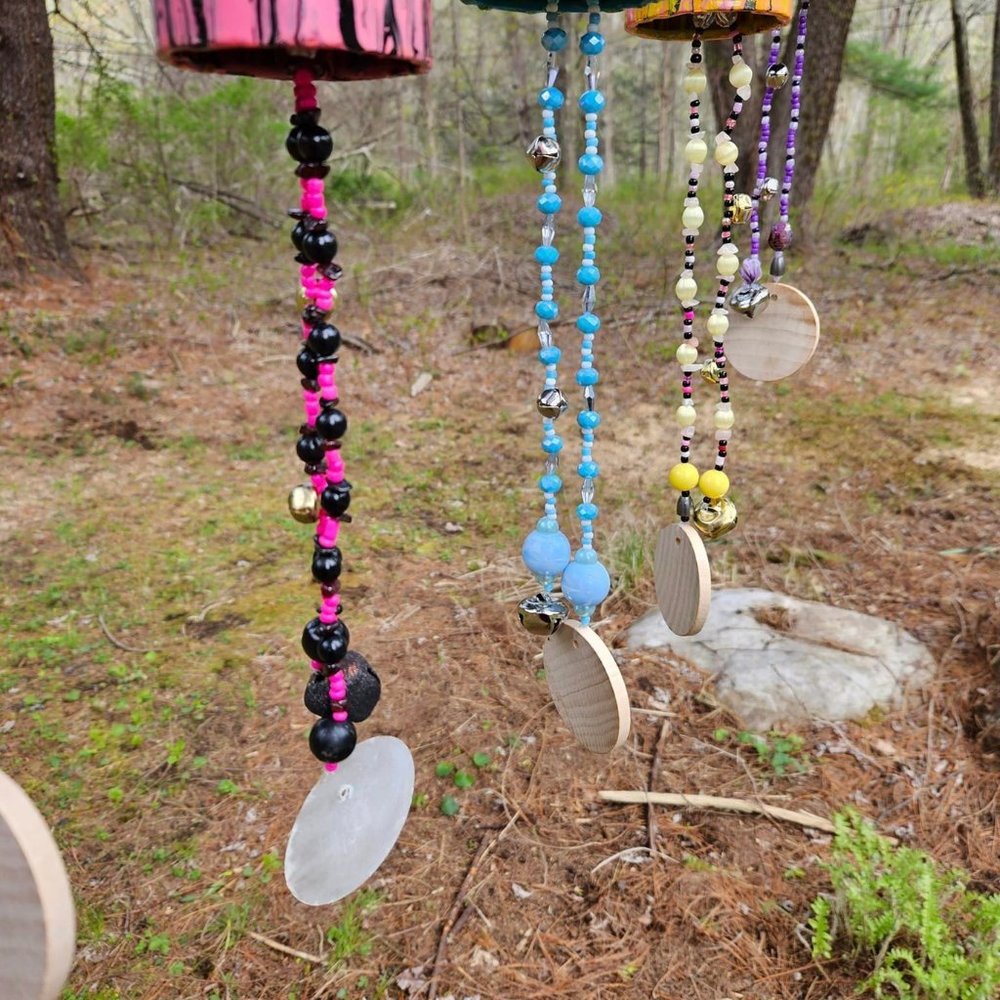 Wine Bottle Wind Chimes - Picture 2 of 7